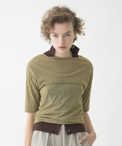 mix layered tee T恤