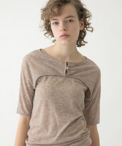 mix layered tee T恤