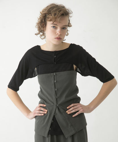 mix layered tee T恤