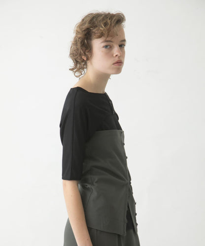 mix layered tee T恤