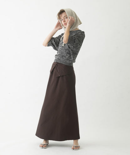 flare long skirt set