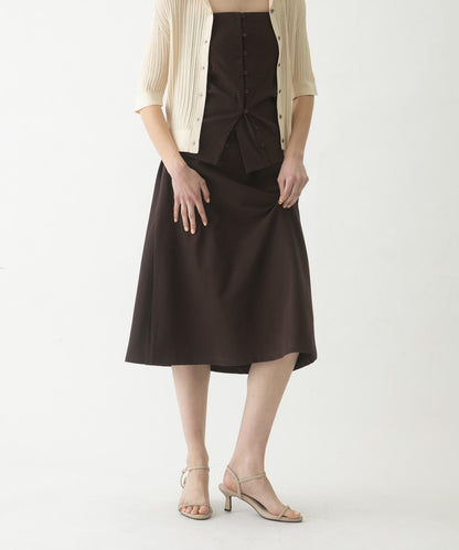 flare long skirt set