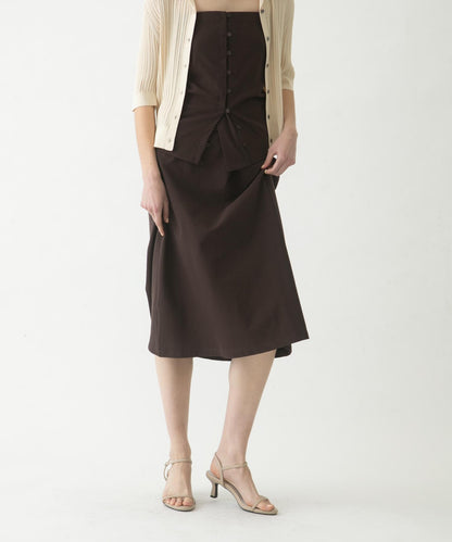 flare long skirt set