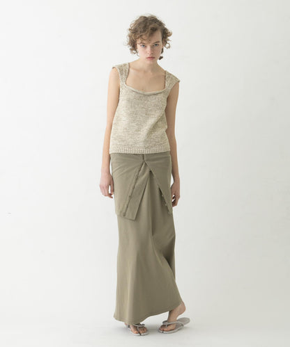 flare long skirt set