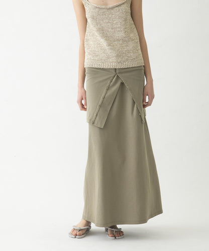 flare long skirt set