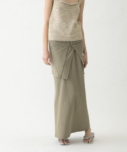 flare long skirt set