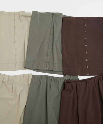 flare long skirt set