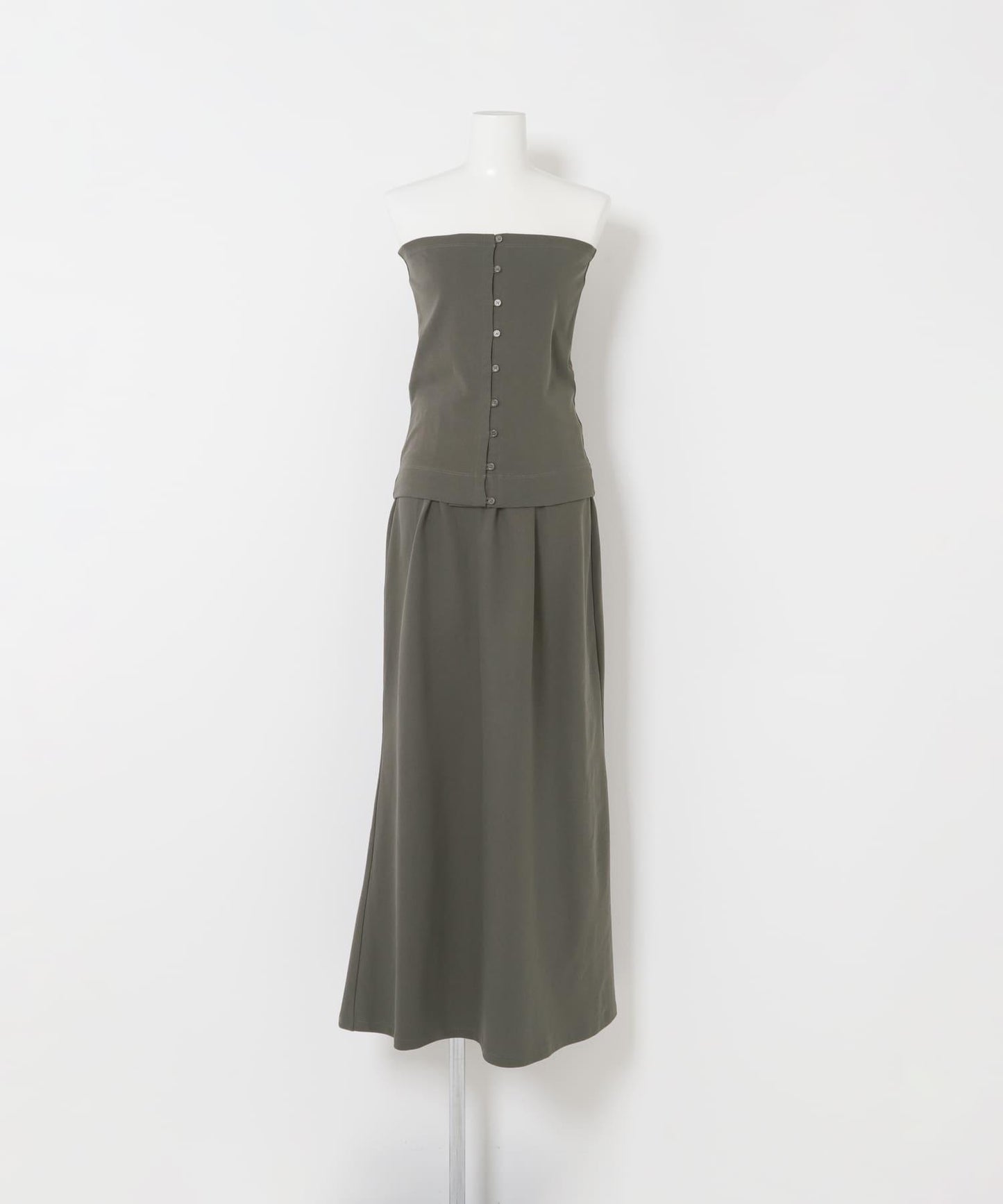 flare long skirt set