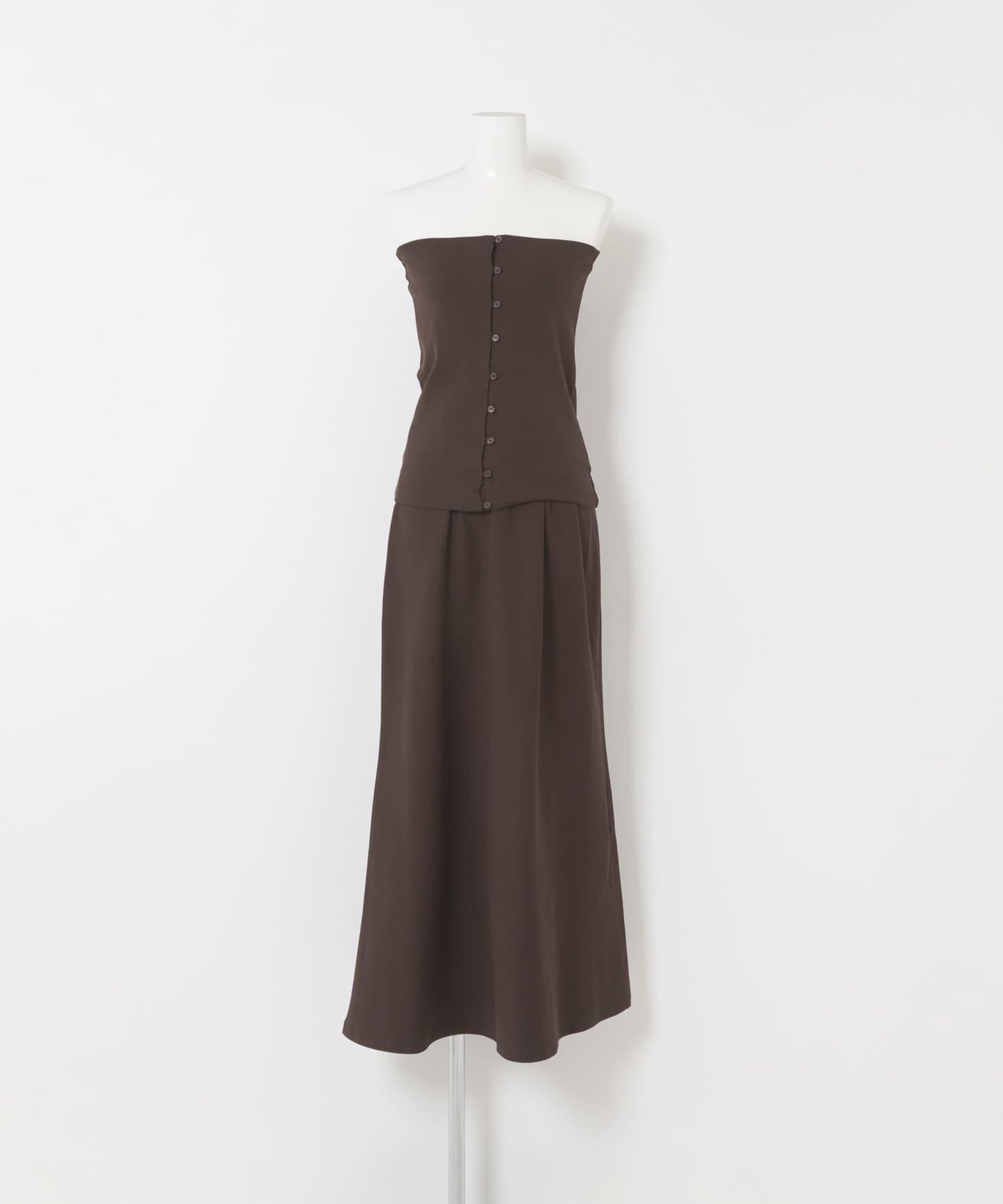 flare long skirt set