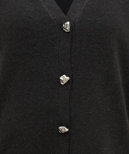 再生聚酯質感紐扣背心（線上）