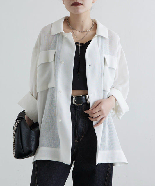 TECH LINO 網眼襯衫