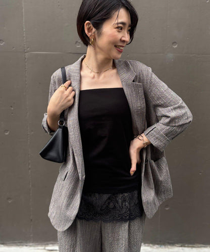 帶杯 蕾絲疊搭 吊帶背心