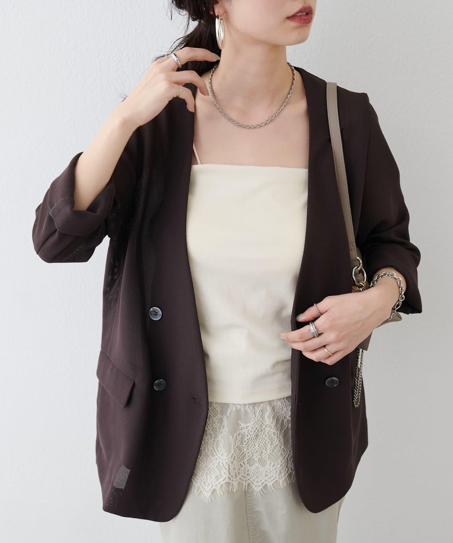 帶杯 蕾絲疊搭 吊帶背心