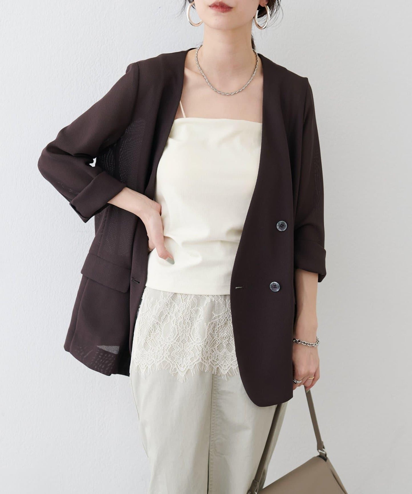 帶杯 蕾絲疊搭 吊帶背心