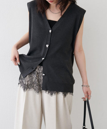 帶杯 蕾絲疊搭 吊帶背心