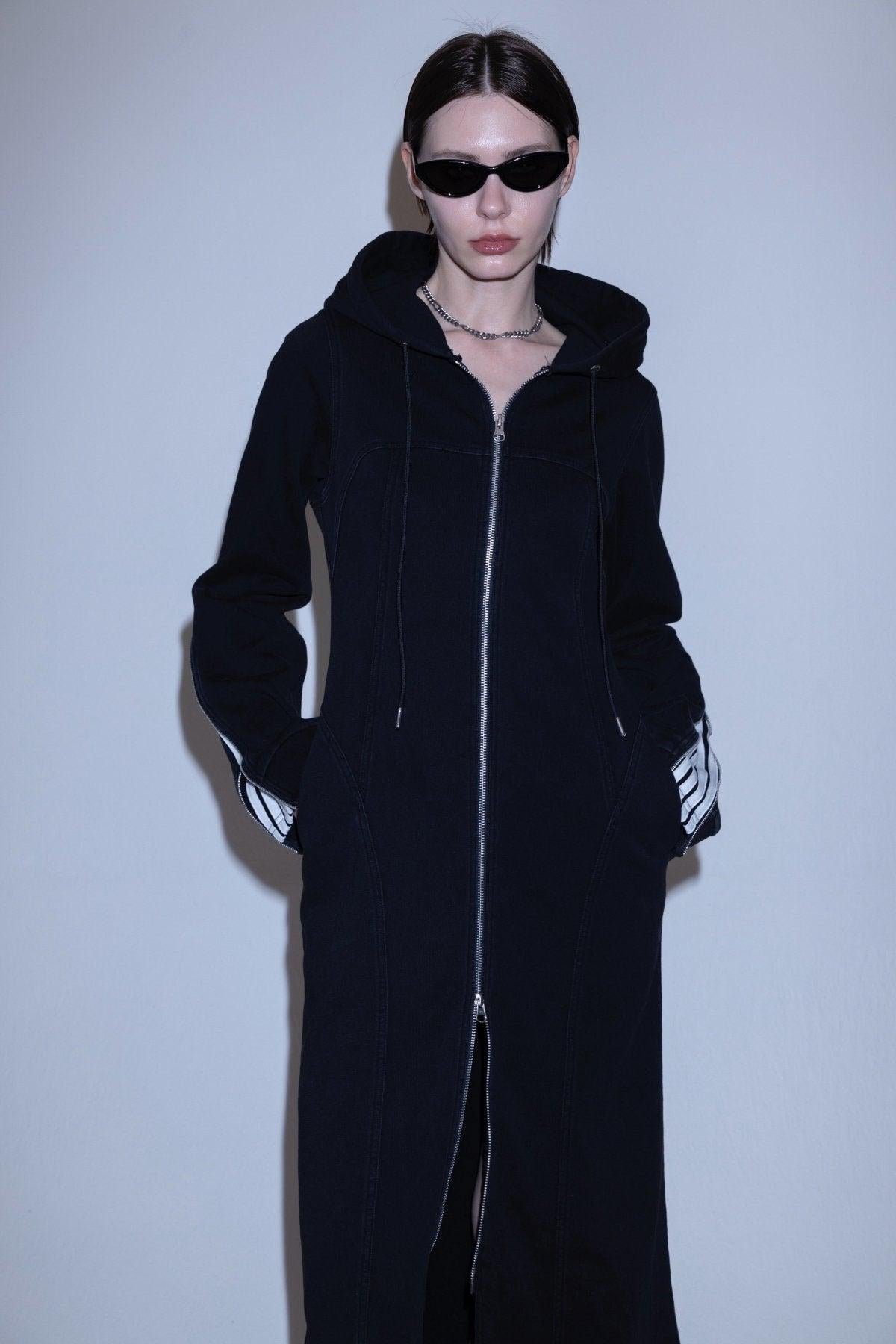 Line 衛衣連衣裙