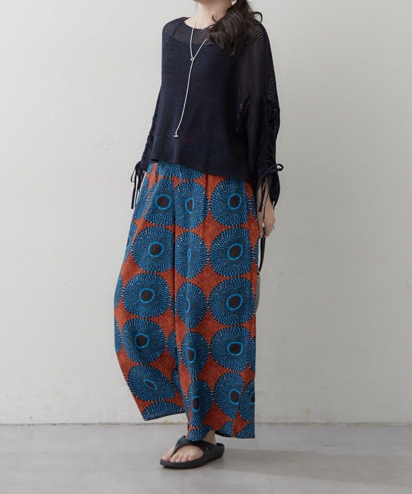 NAO India Series 混合圖案休閒褲