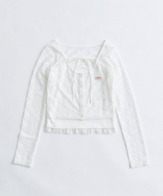 蕾絲開衫 吊帶背心套裝