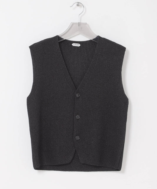 PUR《LAM》 WASHI M-G AZE VEST 背心