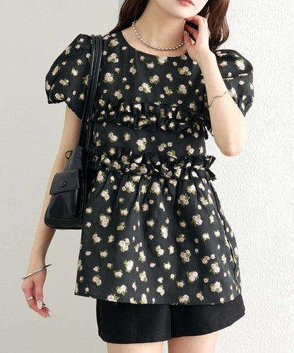 @____ri__125 精選 WHT 歐根紗花卉襯衫