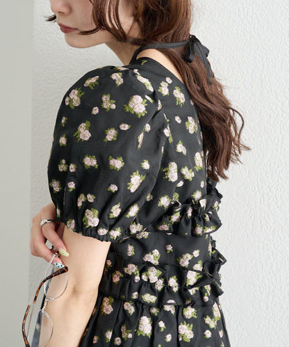 @____ri__125 精選 WHT 歐根紗花卉襯衫