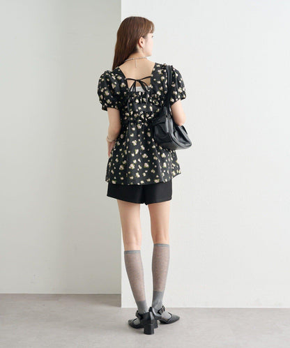 @____ri__125 精選 WHT 歐根紗花卉襯衫