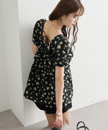 @____ri__125 精選 WHT 歐根紗花卉襯衫