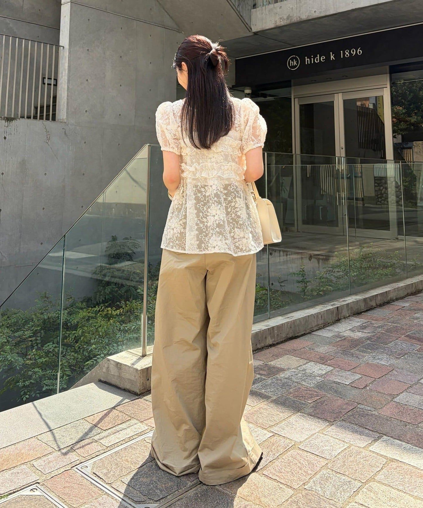 @____ri__125 精選 WHT 歐根紗花卉襯衫