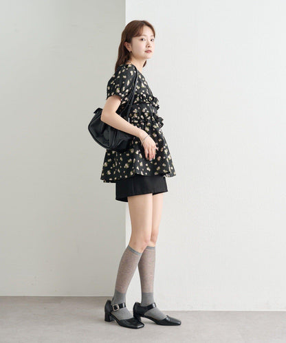 @____ri__125 精選 WHT 歐根紗花卉襯衫