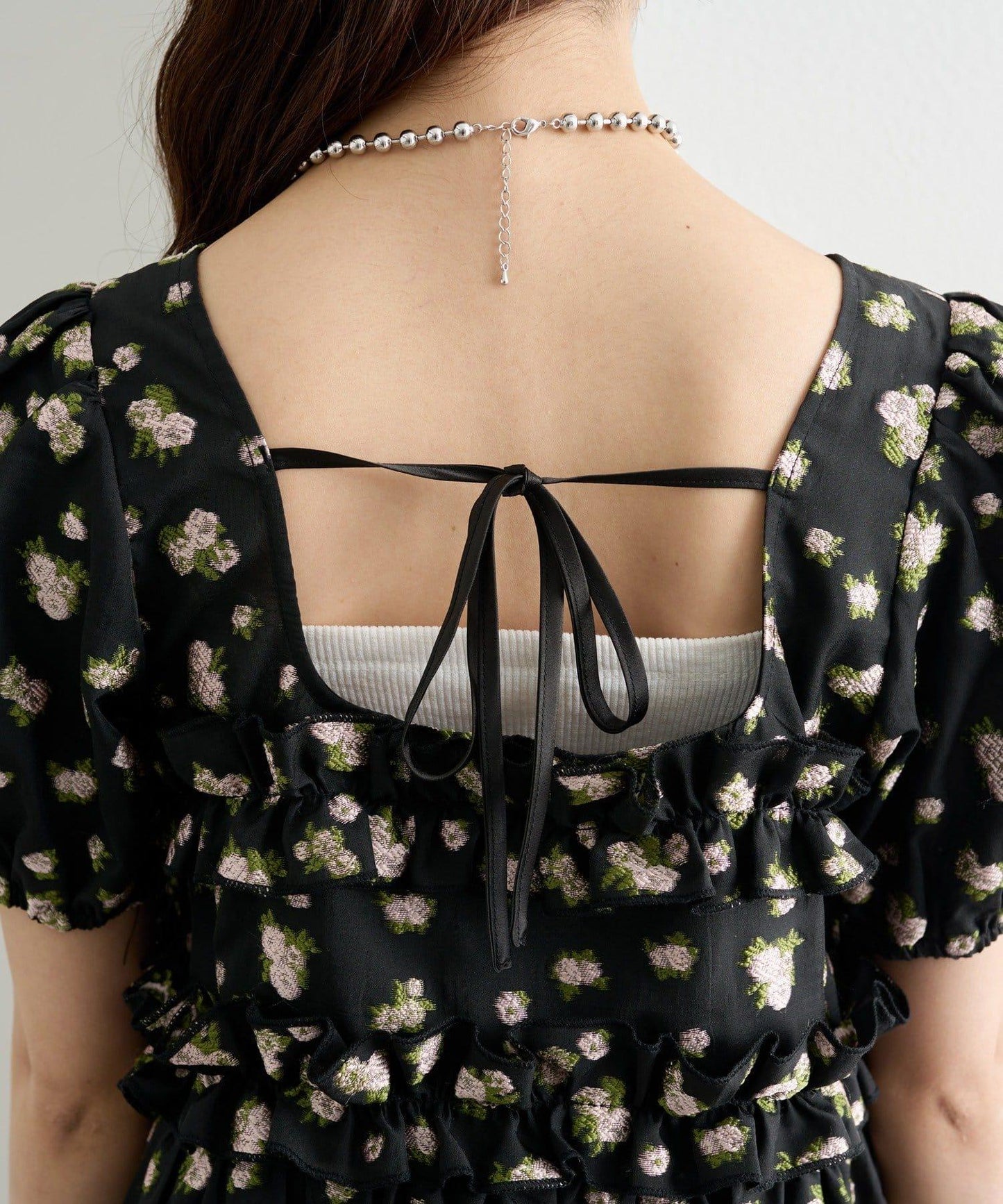 @____ri__125 精選 WHT 歐根紗花卉襯衫