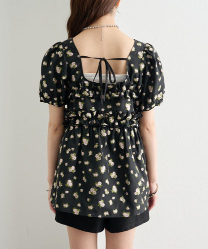 @____ri__125 精選 WHT 歐根紗花卉襯衫