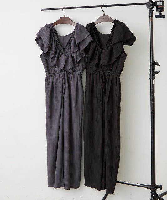 鬆弛感多穿法連體褲