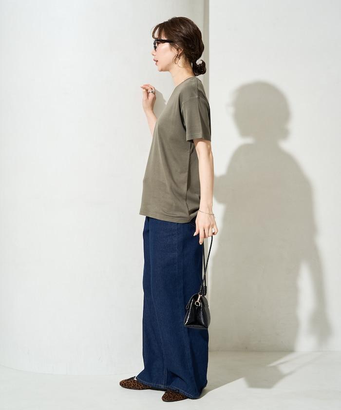 抗菌防臭 接觸涼感 MINT V領 短袖T恤