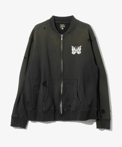 NEEDLES DECONSTRUCTED ZIPPED SWEAT 衛衣