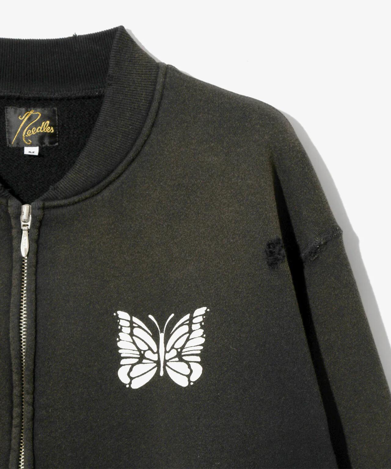 NEEDLES DECONSTRUCTED ZIPPED SWEAT 衛衣