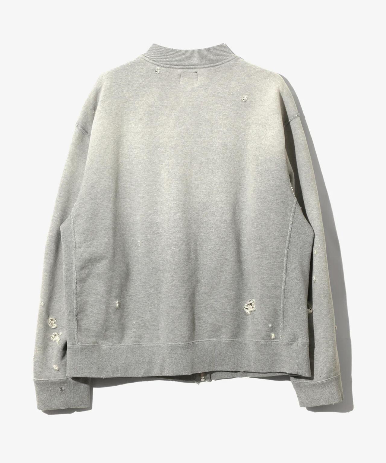 NEEDLES DECONSTRUCTED ZIPPED SWEAT 衛衣