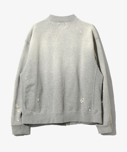 NEEDLES DECONSTRUCTED ZIPPED SWEAT 衛衣