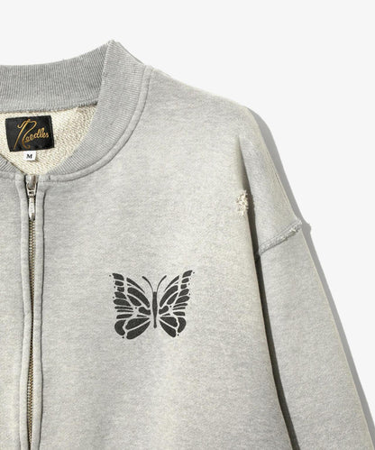 NEEDLES DECONSTRUCTED ZIPPED SWEAT 衛衣