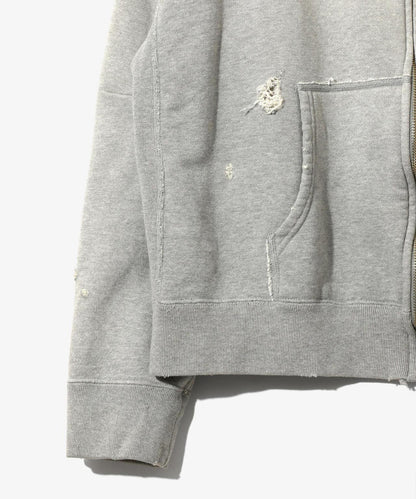 NEEDLES DECONSTRUCTED ZIPPED SWEAT 衛衣