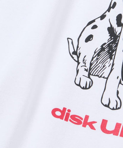 diskunion×FREAK'S STORE 聯名 寬鬆 斑點狗印花 圓領T恤