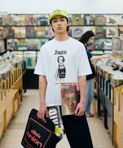 diskunion×FREAK'S STORE 聯名 寬鬆 斑點狗印花 圓領T恤