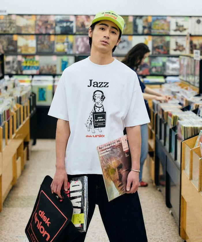diskunion×FREAK'S STORE 聯名 寬鬆 斑點狗印花 圓領T恤