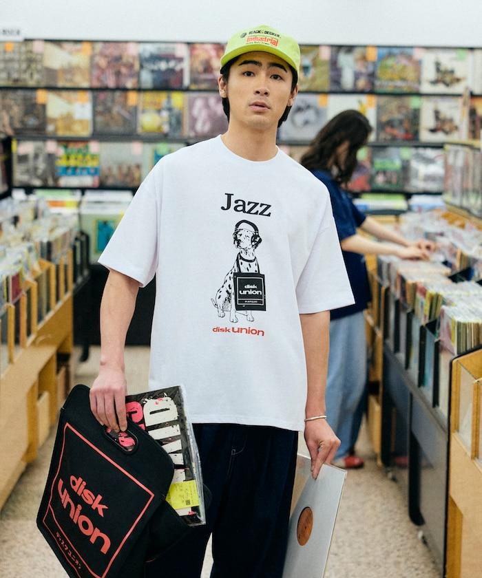 diskunion×FREAK'S STORE 聯名 寬鬆 斑點狗印花 圓領T恤