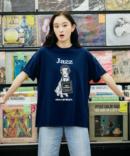 diskunion×FREAK'S STORE 聯名 寬鬆 斑點狗印花 圓領T恤