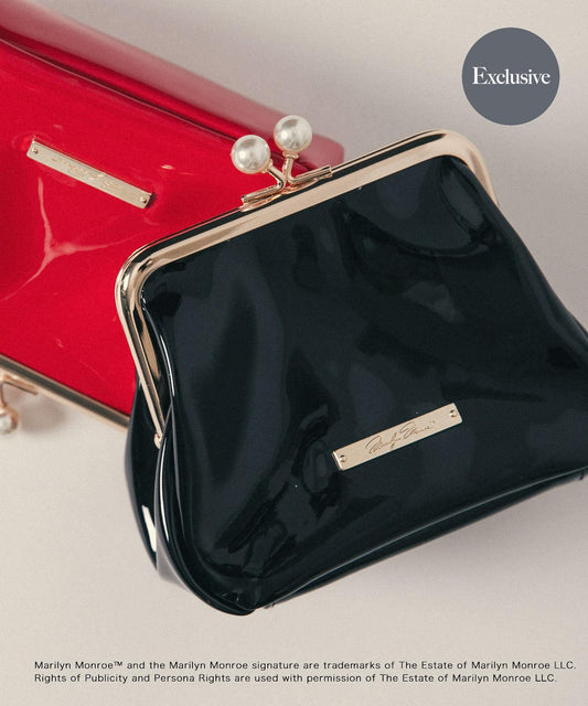 聯名款 MARILYNMONROE×SENSE OF PLACE 漆皮化妝包