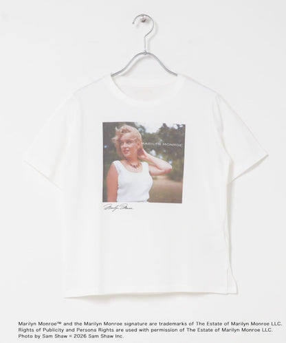 聯名 MARILYNMONROE×SENSE OF PLACE 圖案印花短袖T恤