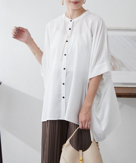 NAO 寬鬆蝙蝠袖襯衫