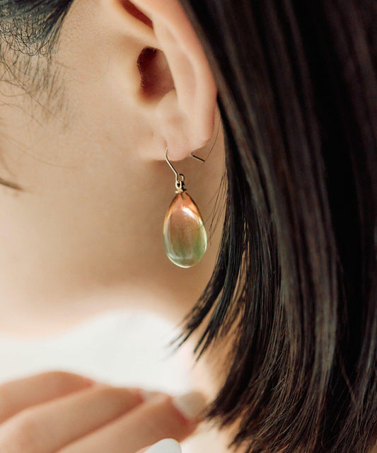 漸變水滴設計耳環