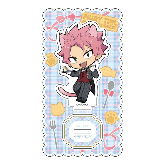 《F《AIR》Y TAIL》 100年クエスト（妖精的尾巴100年任務） ナツ 亞克力立牌 貓耳給仕服款