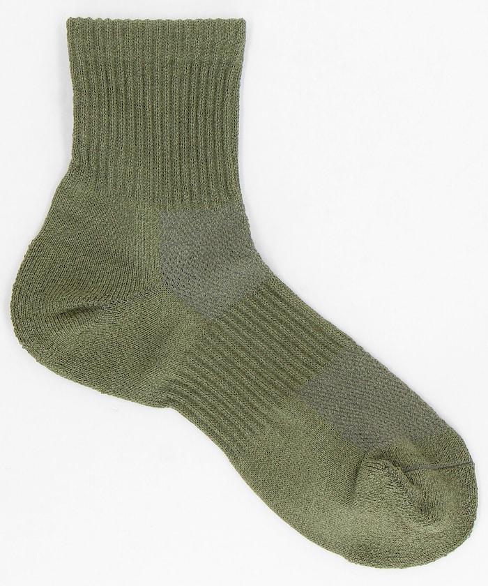 和紙材質純色 四分丈 襪子（適用25.0-27.0cm）